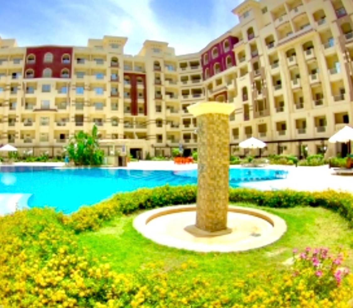 Sunny Studio With 3 Swimming Pools Florenza Hurghada Bagian luar foto